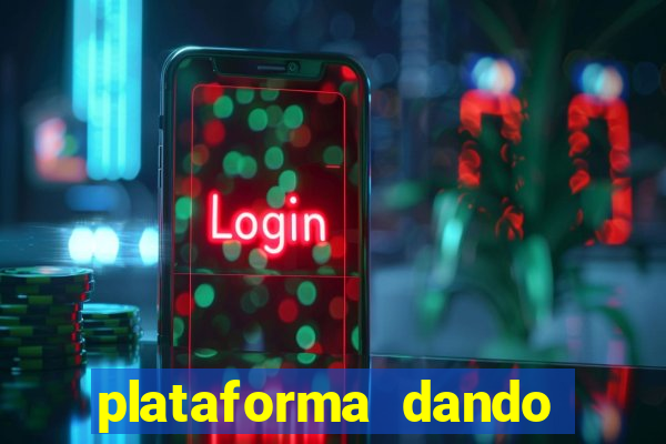 plataforma dando bonus de cadastro